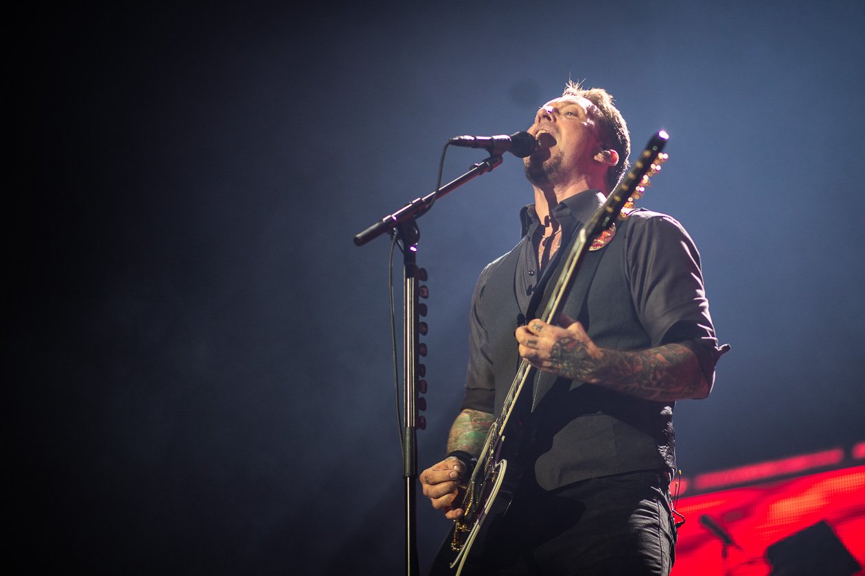 Mit der aktuellen Scheibe "Rewind, Replay, Rebound" zu Gast in der Hauptstadt. – Volbeat.