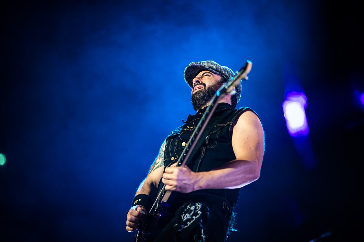 Mit der aktuellen Scheibe "Rewind, Replay, Rebound" zu Gast in der Hauptstadt. – Volbeat.