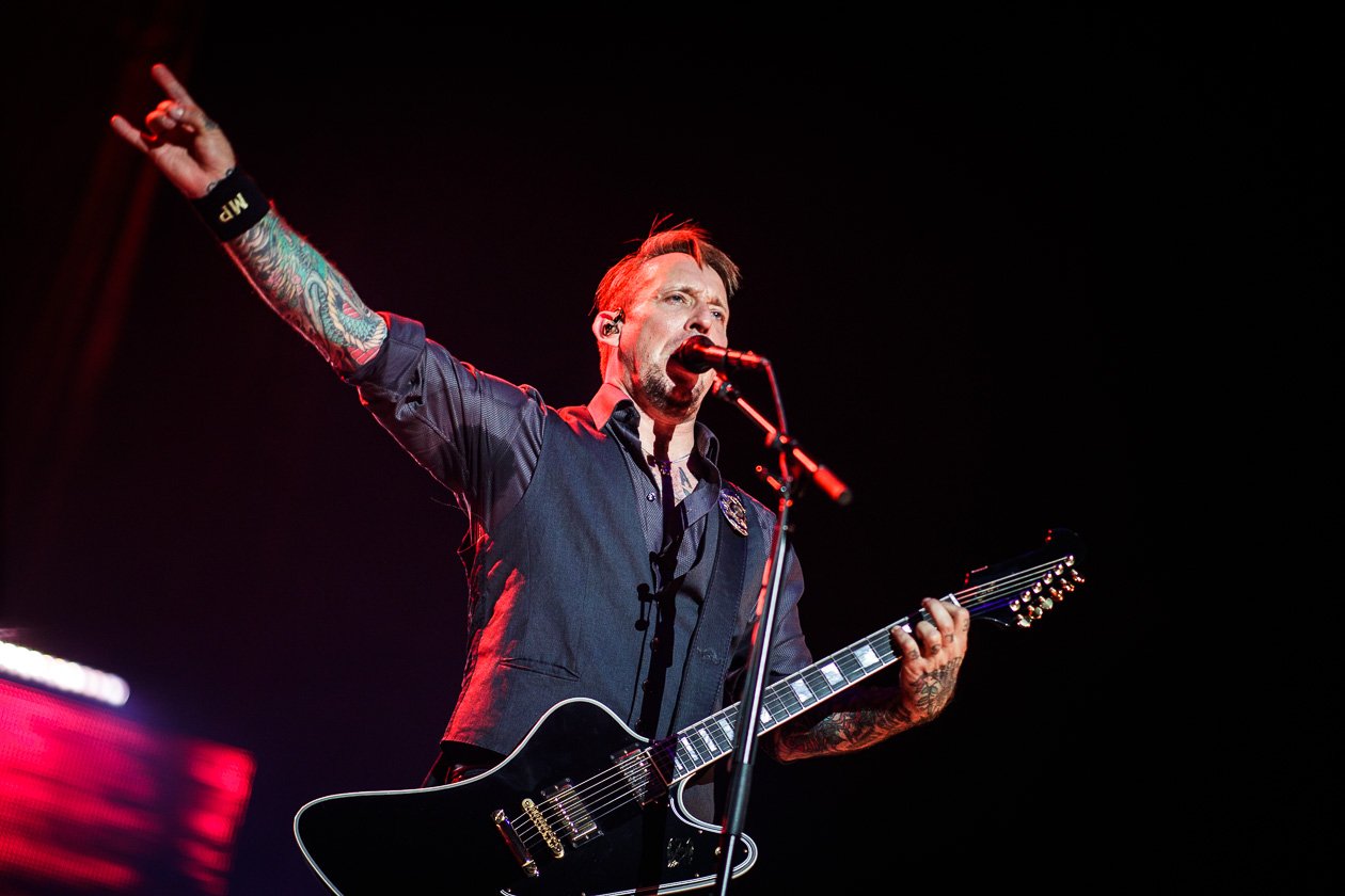 Mit der aktuellen Scheibe "Rewind, Replay, Rebound" zu Gast in der Hauptstadt. – Volbeat.