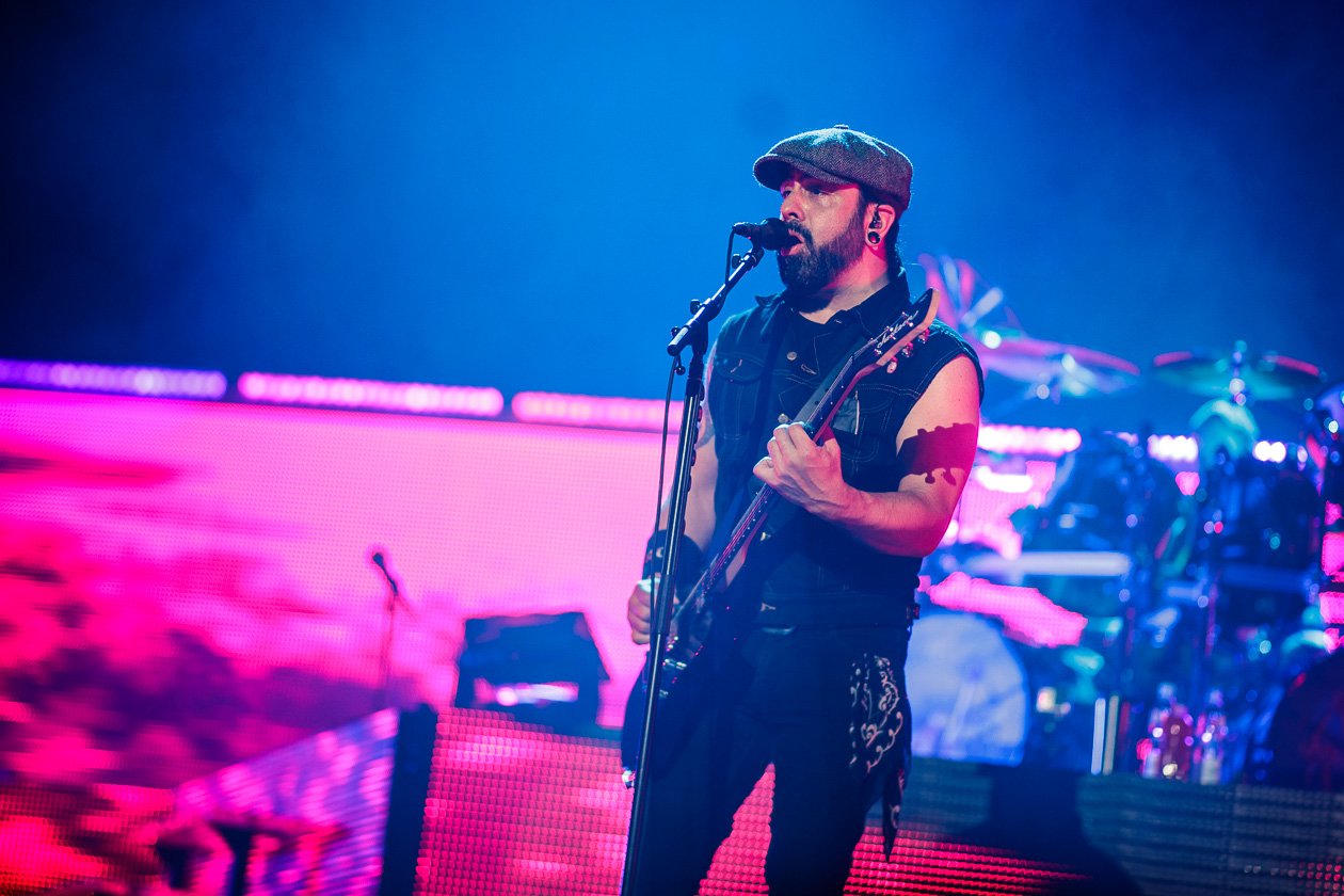 Mit der aktuellen Scheibe "Rewind, Replay, Rebound" zu Gast in der Hauptstadt. – Volbeat.