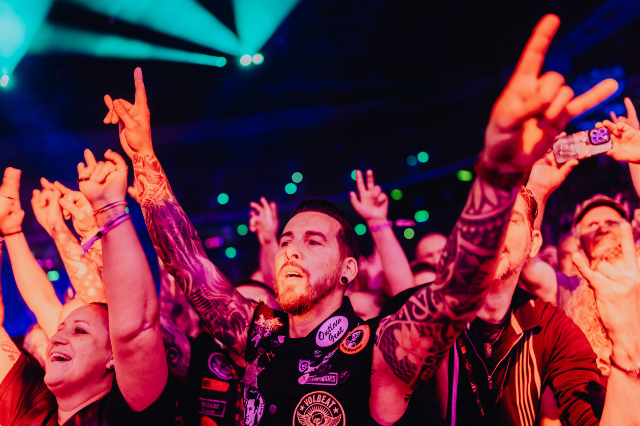 Die Dänen kommen 2026 als Headliner zu Rock am Ring/Rock im Park. – Volbeat.