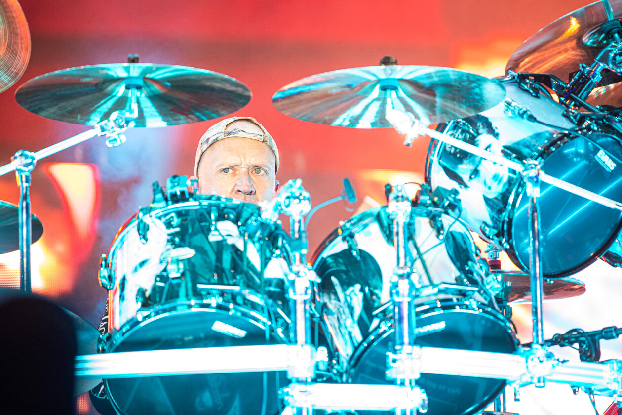 Volbeat – Die Dänen gaben am letzten und Metal-lastigen Festivaltag den Headliner. – Jon Larsen.