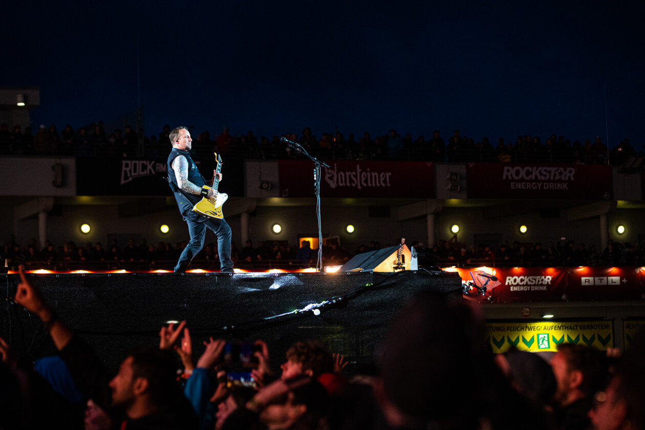 Volbeat – Die Dänen gaben am letzten und Metal-lastigen Festivaltag den Headliner. – Michael Poulsen.
