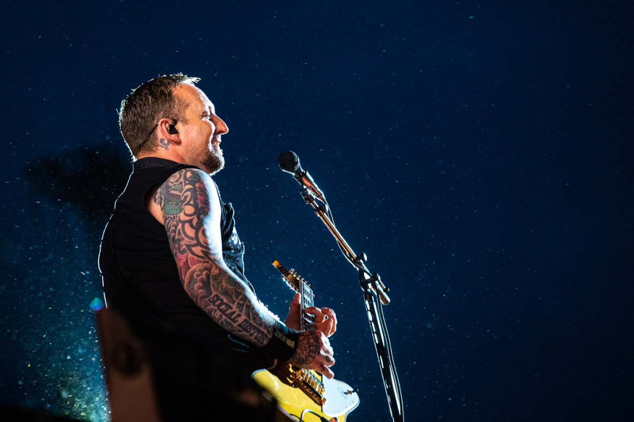 Volbeat – Die Dänen gaben am letzten und Metal-lastigen Festivaltag den Headliner. – Michael Poulsen.