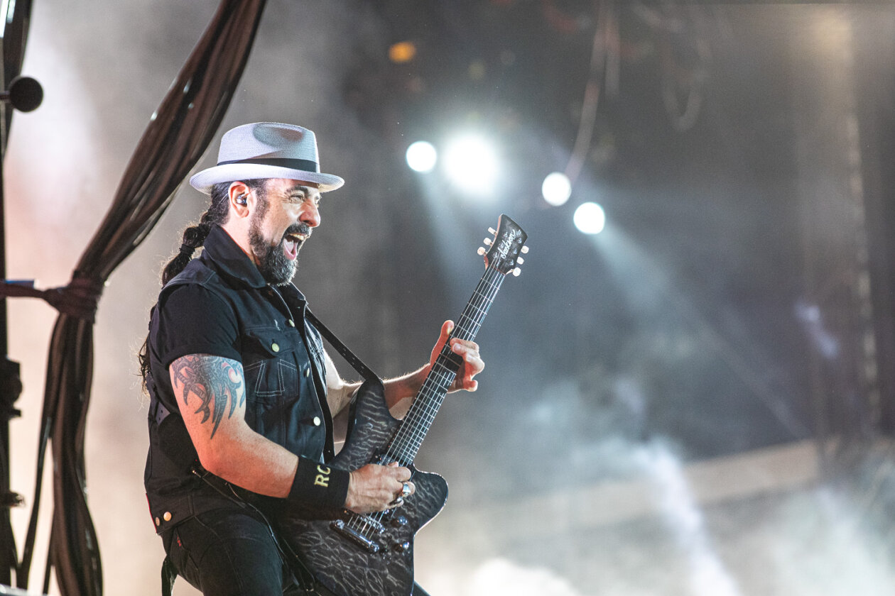 Volbeat – Die Dänen gaben am letzten und Metal-lastigen Festivaltag den Headliner. – Rob Caggiano.