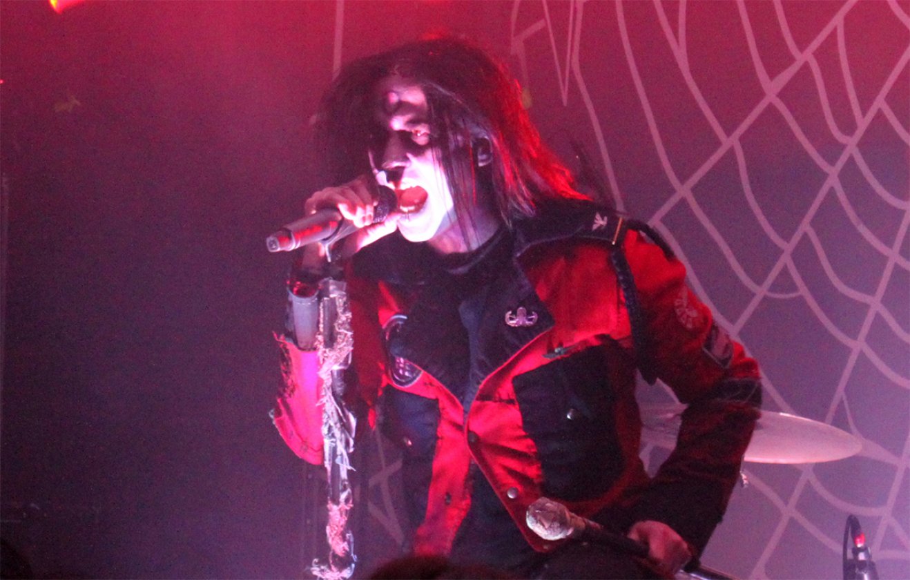 Wednesday 13 – Halloween live in Cannstatt mit den Amis. – ... plötzlich ohne Make-Up präsentierten. 