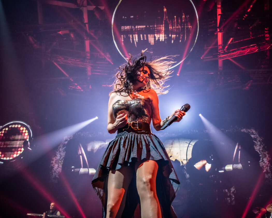 Auf "Worlds Collide"-Doppeltour mit Evaescence. – Within Temptation.