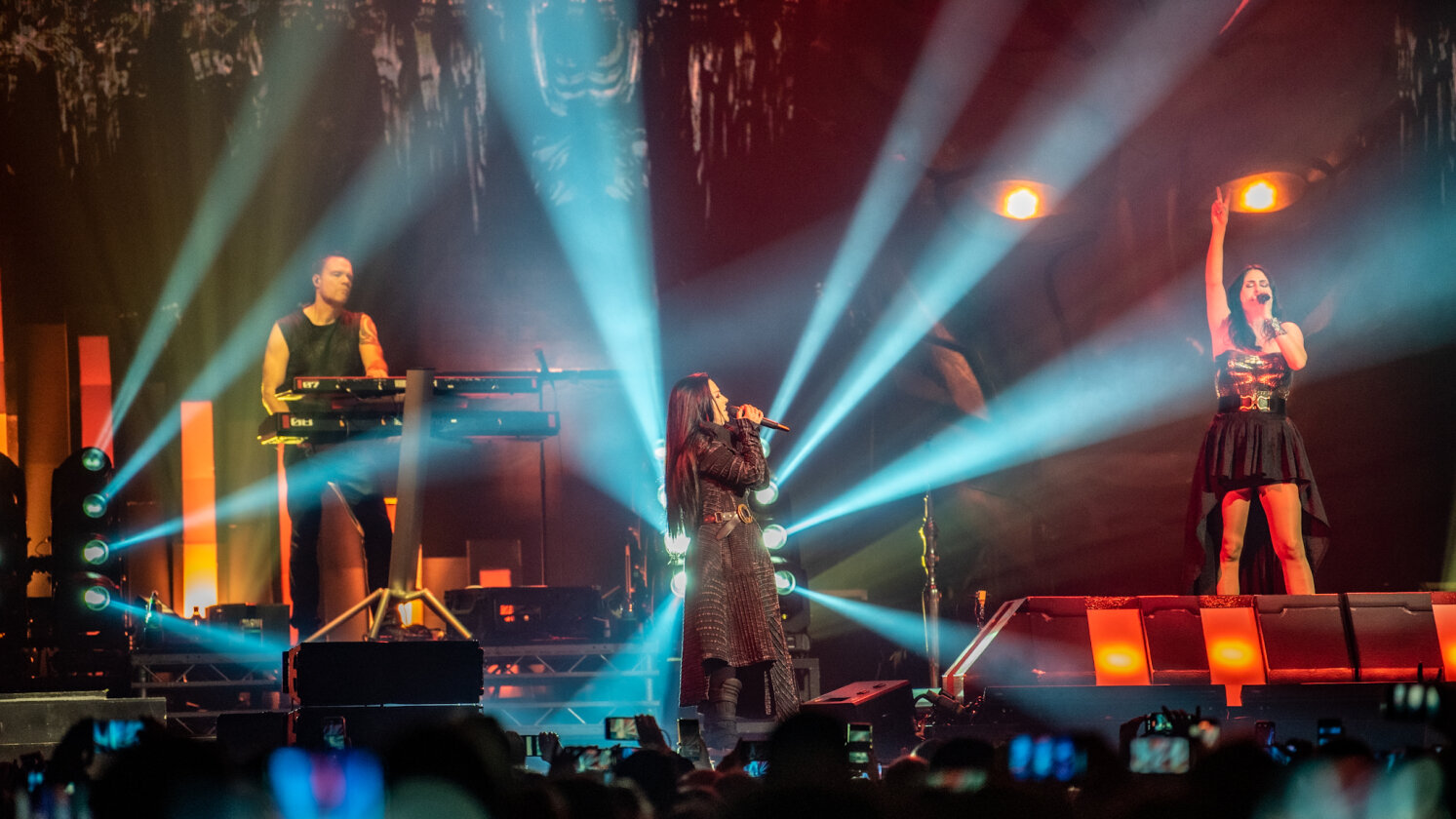 Auf "Worlds Collide"-Doppeltour mit Evaescence. – Within Temptation.