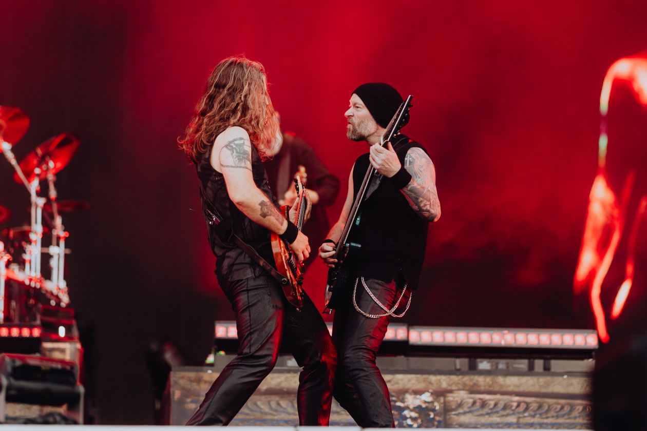 Die Symphonic-Metal-Größen aus den Niederlanden  am Festivalfreitag. – Within Temptation.