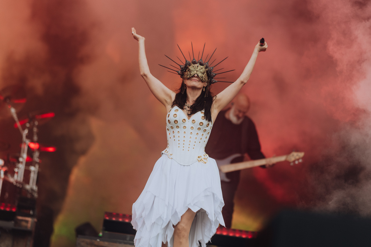 Die Symphonic-Metal-Größen aus den Niederlanden  am Festivalfreitag. – Within Temptation.