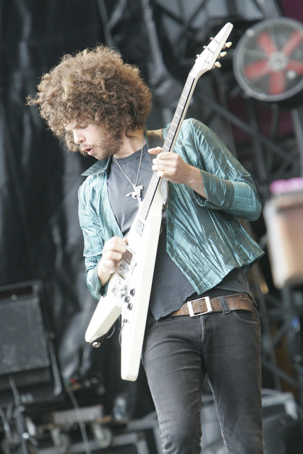 Wolfmother – Die Aussis um Wuschelkopf Andrew Stockdale auf der Centerstage am Ring 2007. – 
