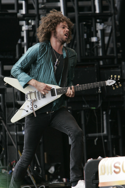Wolfmother – Die Aussis um Wuschelkopf Andrew Stockdale auf der Centerstage am Ring 2007. – 