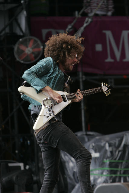 Wolfmother – Die Aussis um Wuschelkopf Andrew Stockdale auf der Centerstage am Ring 2007. – 