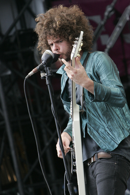 Wolfmother – Die Aussis um Wuschelkopf Andrew Stockdale auf der Centerstage am Ring 2007. – 
