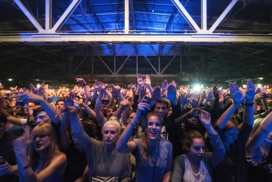 Der legendäre Clan in der Arena. – Wu-Tang Clan-Fans.