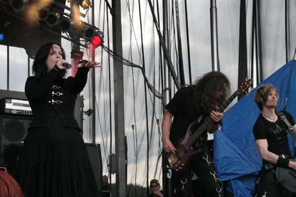 Xandria – Hatten auf dem Festival einen etwas schweren Stand. – 