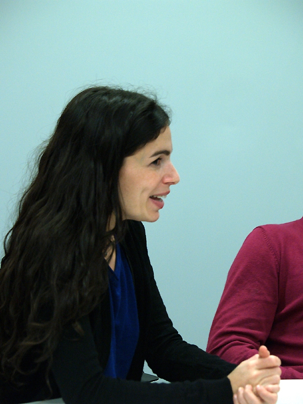 Bilder vom Interview mit Yael Naim und David Donatien. – 