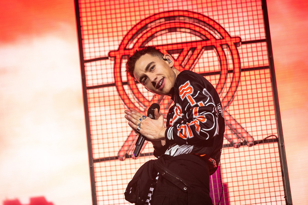 In der Domstadt präsentierten die Londoner Elektropopper ihre zweite Scheibe "Palo Santo" (2018) live. – Years & Years.