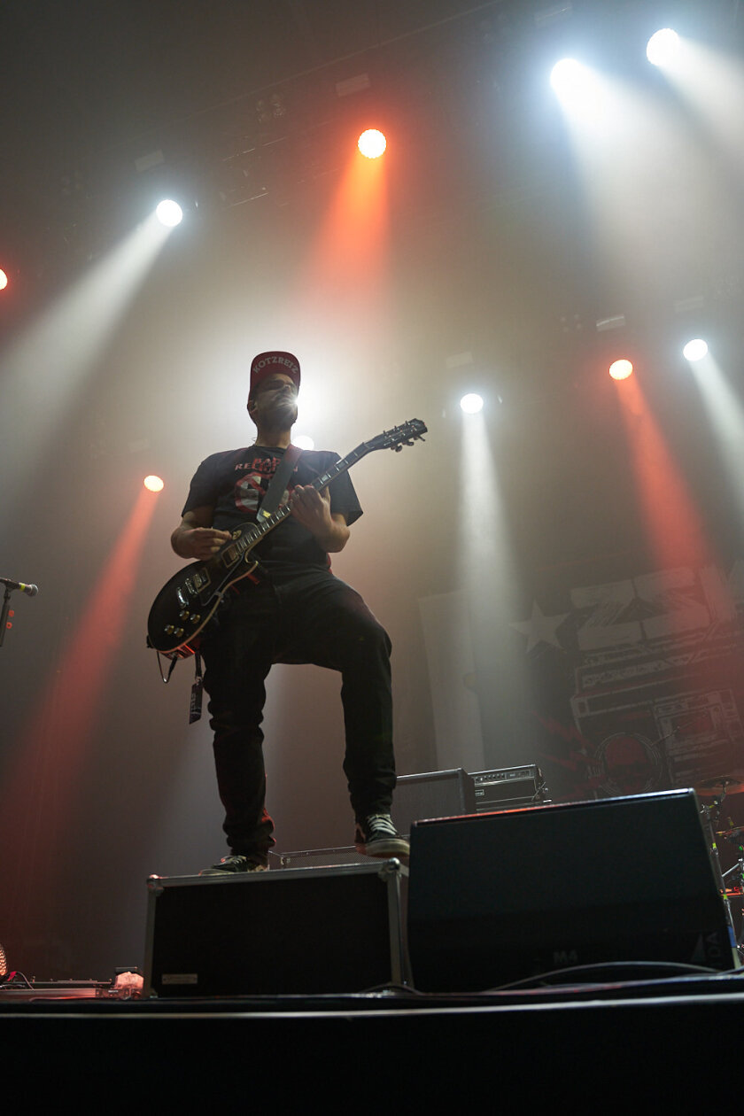 Die Berliner Punk-Urgesteine als Support für Rise Against. – ZSK.