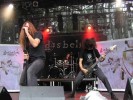 Die nationale Death/Thrash-Speerspitze on stage., Live auf dem Summer Breeze 2005 | © LAUT AG (Fotograf: Michael Edele)