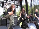 Impious holzen auch auf der Bühne alles in Grund und Boden., Live auf dem Summer Breeze 2005 | © LAUT AG (Fotograf: Michael Edele)
