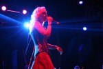 Ein dünnes Stimmchen und ein dünnes Kleidchen., Liv Kristine Espanaes auf dem Summer Breeze 2006 | © laut.de (Fotograf: Thomas Kohl)
