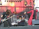 Wirken mit Kajal nicht unbedingt evil aber sind unterhaltsam., Moonspell auf dem Summer Breeze 2006 | © laut.de (Fotograf: Michael Edele)