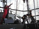 Wirken mit Kajal nicht unbedingt evil aber sind unterhaltsam., Moonspell auf dem Summer Breeze 2006 | © laut.de (Fotograf: Michael Edele)