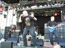 Nicht immer ganz sicher mit der Stimme aber ne gute Unterhaltung., Scar Symmetry auf dem Summer Breeze 2006 | © laut.de (Fotograf: Michael Edele)