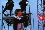 Die Red Hot Chili Peppers 2002 auf dem Dach von Saturn in Hamburg, Red Hot Chili Peppers | © LAUT AG (Fotograf: Martin Mengele)