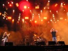 Trotz den Diskussionen um übertriebenen Patriotismus bejubelt: Iced Earth, Bang Your Head 2004 | © LAUT AG (Fotograf: Michael Edele)