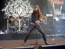 Bei Sonnenschein können die Düsterheimer von Naglfar nicht so ganz überzeugen., Rock Hard Festival 2004 | © LAUT AG (Fotograf: Andreas Fischer)