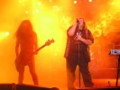 Auch wenn Jon Oliva als Sänger/Komponist immer noch groß ist, so sollte er vielleicht weniger saufen., Rock Hard Festival | © LAUT AG (Fotograf: Michael Edele)