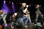 Ja, wir können's noch: Nick, AJ und Co. bei ihrem Besuch im Kölner E-Werk, Mai 2005., Das Live-Comeback der Teenie-Helden | © laut.de (Fotograf: Peter Wafzig)