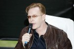 Depeche Mode verkünden ihre nächste Weltumseglung in der Düsseldorfer LTU-Arena., Pressekonferenz Juni 2005 | © laut.de (Fotograf: Peter Wafzig)