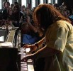 Manzecchi mit der Piano-Legende Richie Beirach., Live 2007 | © LAUT AG (Fotograf: Kai Kopp)