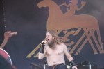 Mit Feuer und Schwert kommen sie über Balingen., Amon Amarth auf dem Bang Your Head 2007 | © laut.de (Fotograf: Michael Edele)