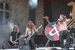 Mit Feuer und Schwert kommen sie über Balingen., Amon Amarth auf dem Bang Your Head 2007 | © laut.de (Fotograf: Michael Edele)