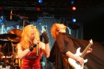 MIt doppelter Gitarrenmacht und jeder Menge Frauenpower., Arch Enemy im Schlachthof, Wiesbaden. | © laut.de (Fotograf: Michael Edele)