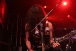 Die Briten machen sich trotz technischer Fertigkeiten weitgehend zum Affen., DragonForce im Schlachthof, Wiesbaden. | © laut.de (Fotograf: Michael Edele)