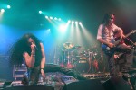 Die Briten machen sich trotz technischer Fertigkeiten weitgehend zum Affen., DragonForce im Schlachthof, Wiesbaden. | © laut.de (Fotograf: Michael Edele)