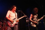 Die Briten machen sich trotz technischer Fertigkeiten weitgehend zum Affen., DragonForce im Schlachthof, Wiesbaden. | © laut.de (Fotograf: Michael Edele)