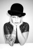 Für "BatBox" wirft sich die DJ-Chanteuse in schwarze Schale., Kittin dressed in black | © Nobody's Bizzness (Fotograf: Marc Zaffuto)