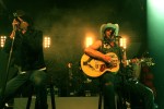 60% Musik, 40% Gelaber, so kennt man die Cowboys aus der Hauptstadt., The BossHoss im Schlachthof Wiesbaden | © laut.de (Fotograf: Michael Edele)