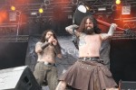 Die Schweizer und ihre Tanzbären., Eluveitie auf dem Summer Breeze 2007 | © laut.de (Fotograf: Michael Edele)