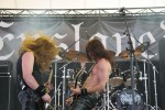 Die Norweger sind bei Tageslicht irgendwie nur halb so düster., Enslaved auf dem Rock Hard 2008 | © laut.de (Fotograf: Michael Edele)