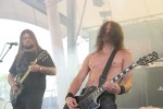 Die Norweger sind bei Tageslicht irgendwie nur halb so düster., Enslaved auf dem Rock Hard 2008 | © laut.de (Fotograf: Michael Edele)