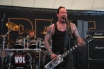 Die Dänen waren der heimliche Headliner am Sonntag., Volbeat auf dem Rock Hard 2008 | © laut.de (Fotograf: Michael Edele)