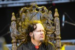 Jonathan Davis als bunter Operettenkönig., Nova Rock 2008 | © laut.de (Fotograf: )