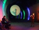 " ... dass Musik nicht nur Klang ist": Markus Stockhausen & Rolf Zavelberg., Licht & Ton | © Aktivraum (Fotograf: Gordon Axmann)
